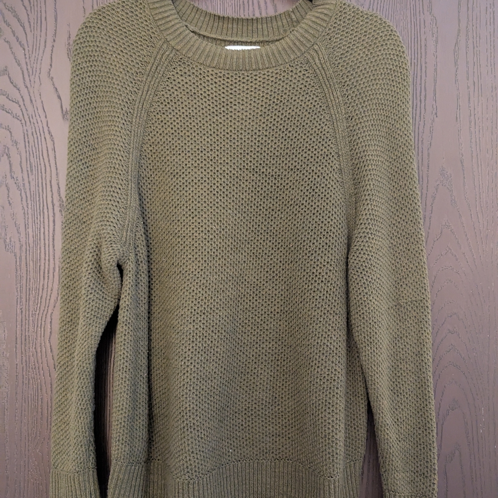 Sonoma Sage Green Oversized Knit Sweater